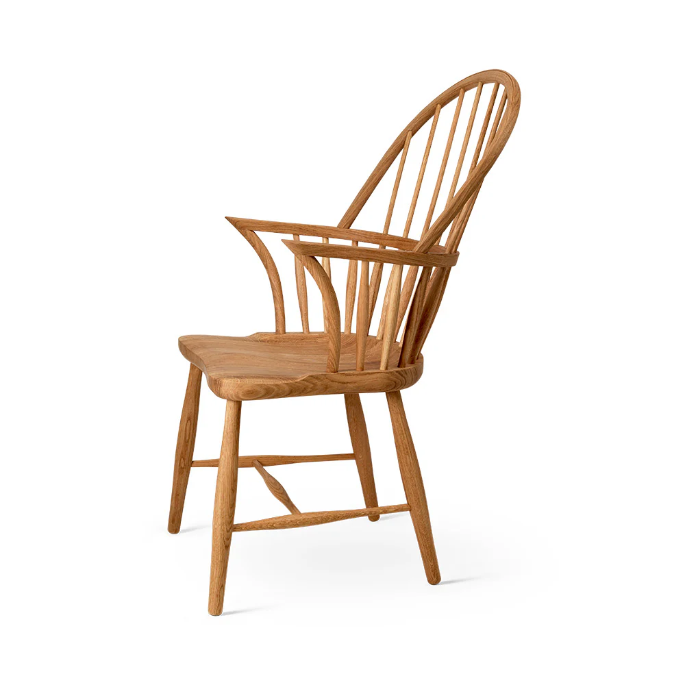 FH38 Windsor Dining Chair - Oak Oil - Image 2