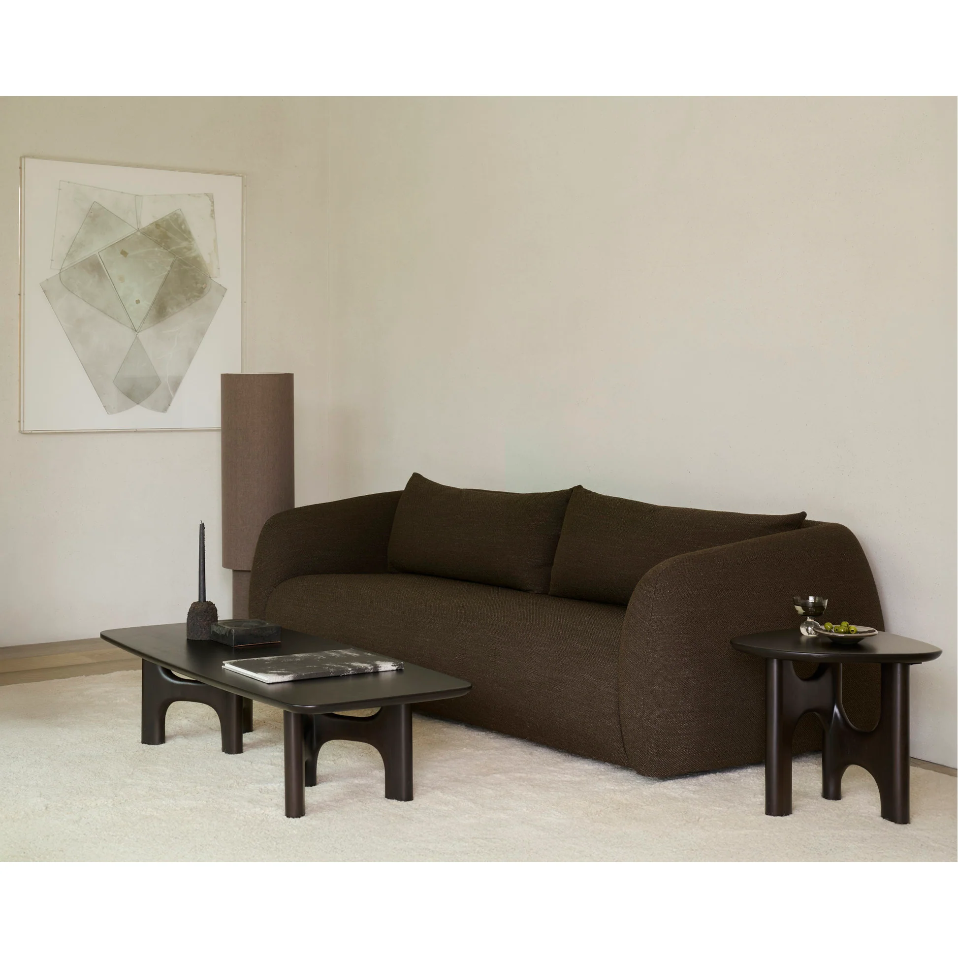 Figur 3 Seater Sofa - Chocolate - Image 11