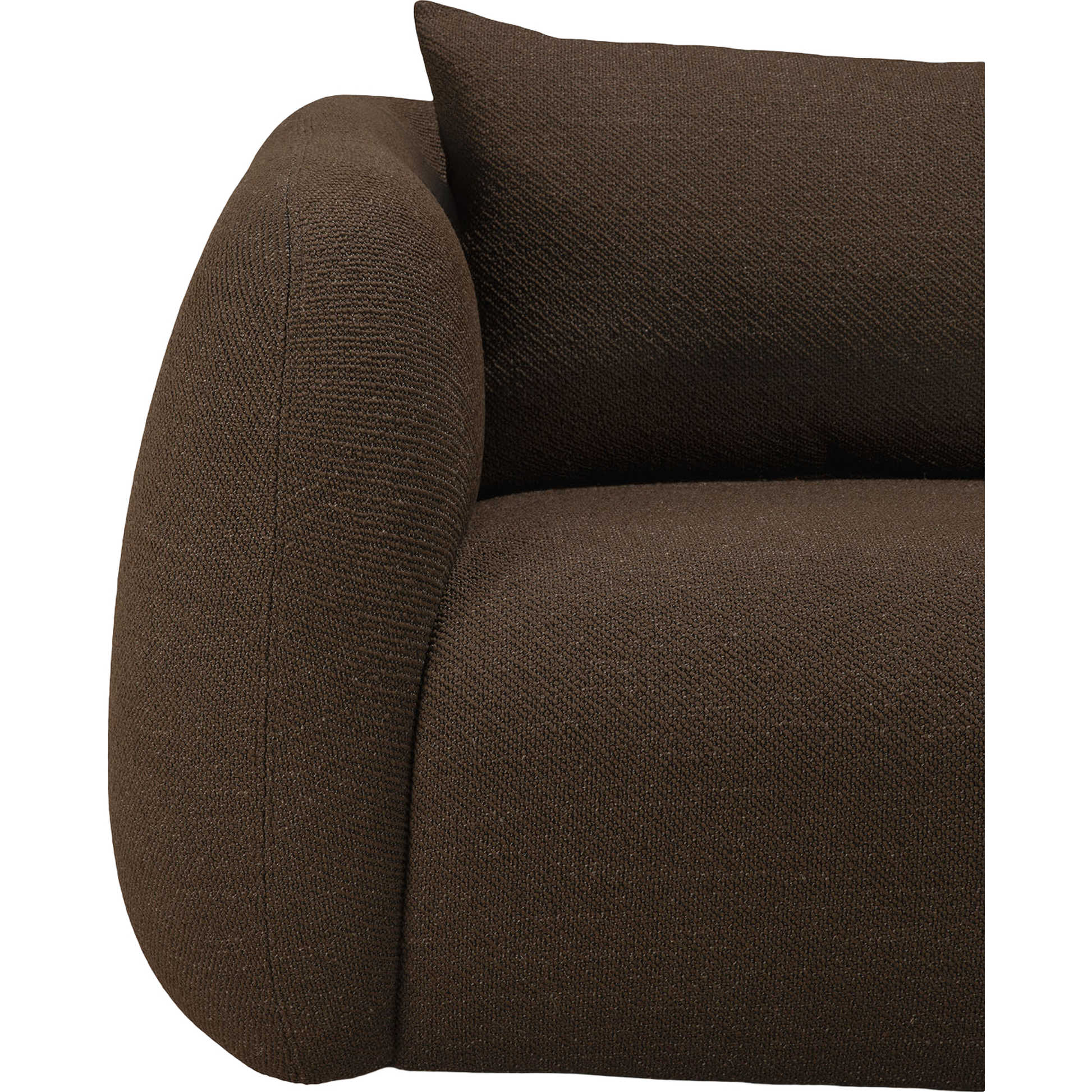 Figur 3 Seater Sofa - Chocolate - Image 5