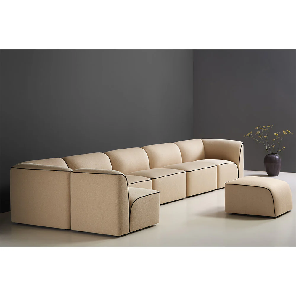Flora Modular Sofa - Pouf - Image 5