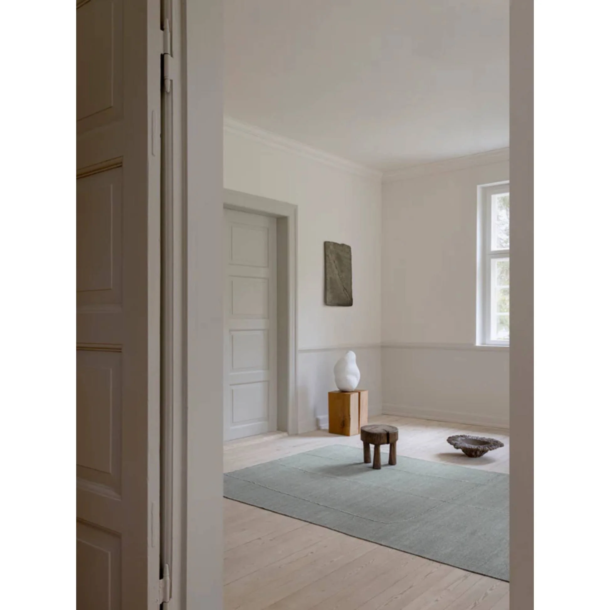 Flow Shen Rug - Mint Gray - Image 9