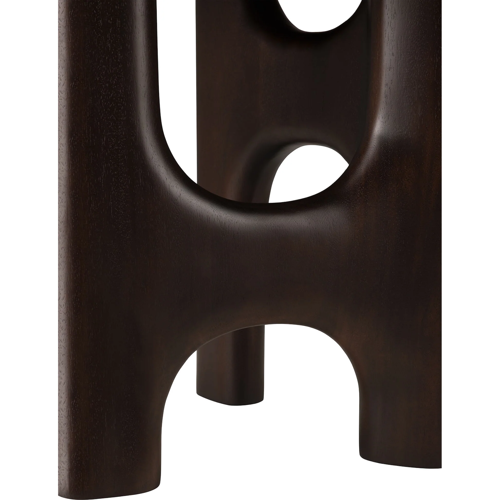 Flow Side Table - Rose Brown Mahogany - Image 5