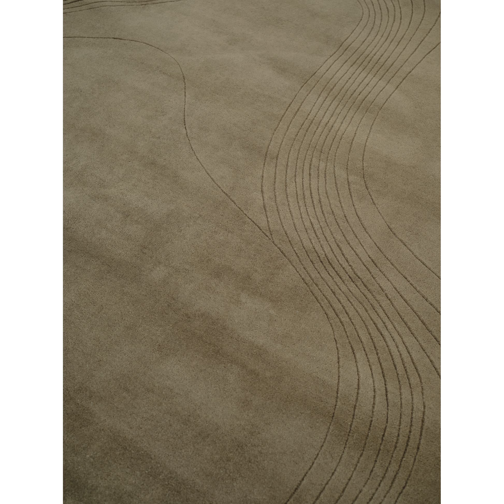 Fluid Arc Rug - Olive - Image 2