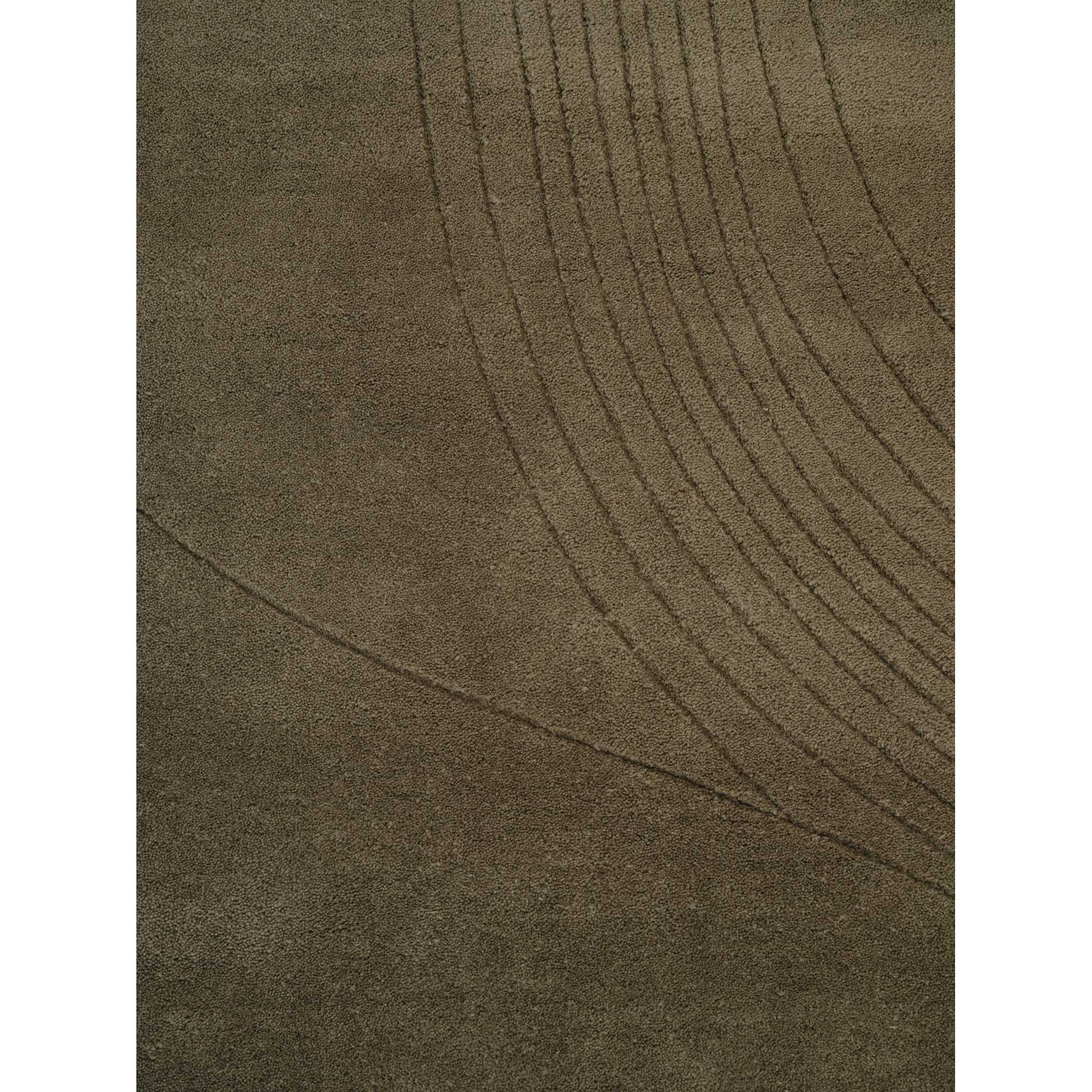 Fluid Arc Rug - Olive - Image 4