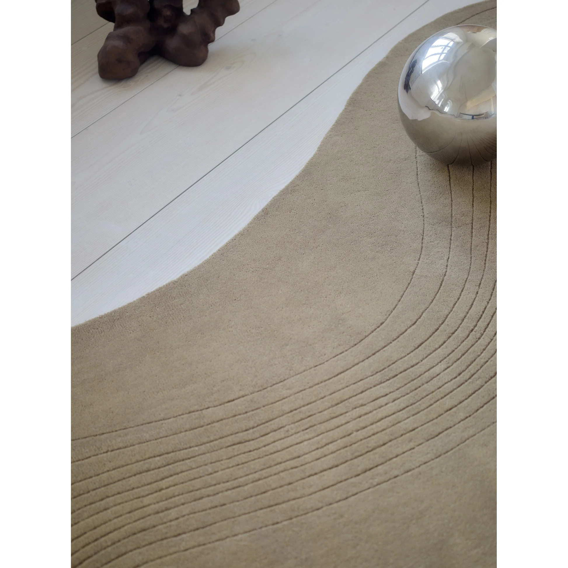 Fluid Arc Rug - Olive - Image 5