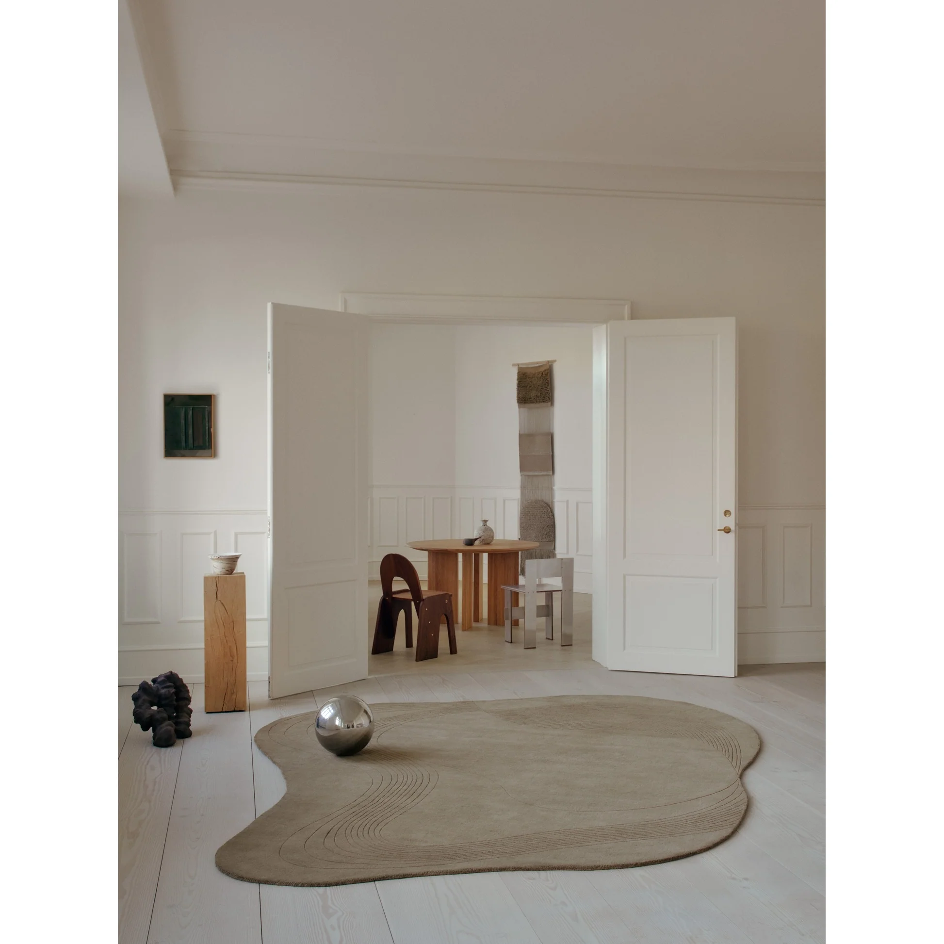 Fluid Arc Rug - Olive - Image 8