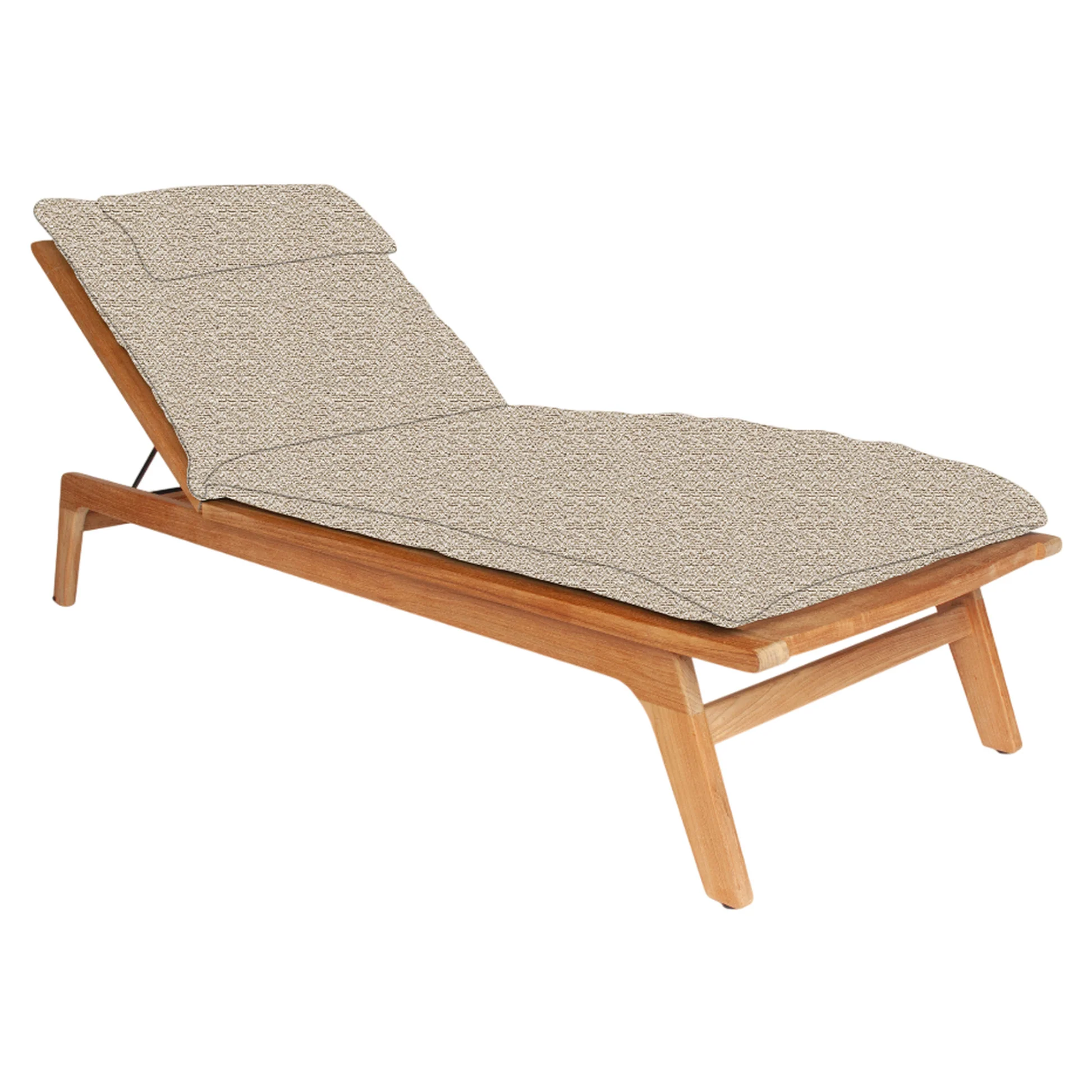Forte Sun Lounger - Teak - Image 3
