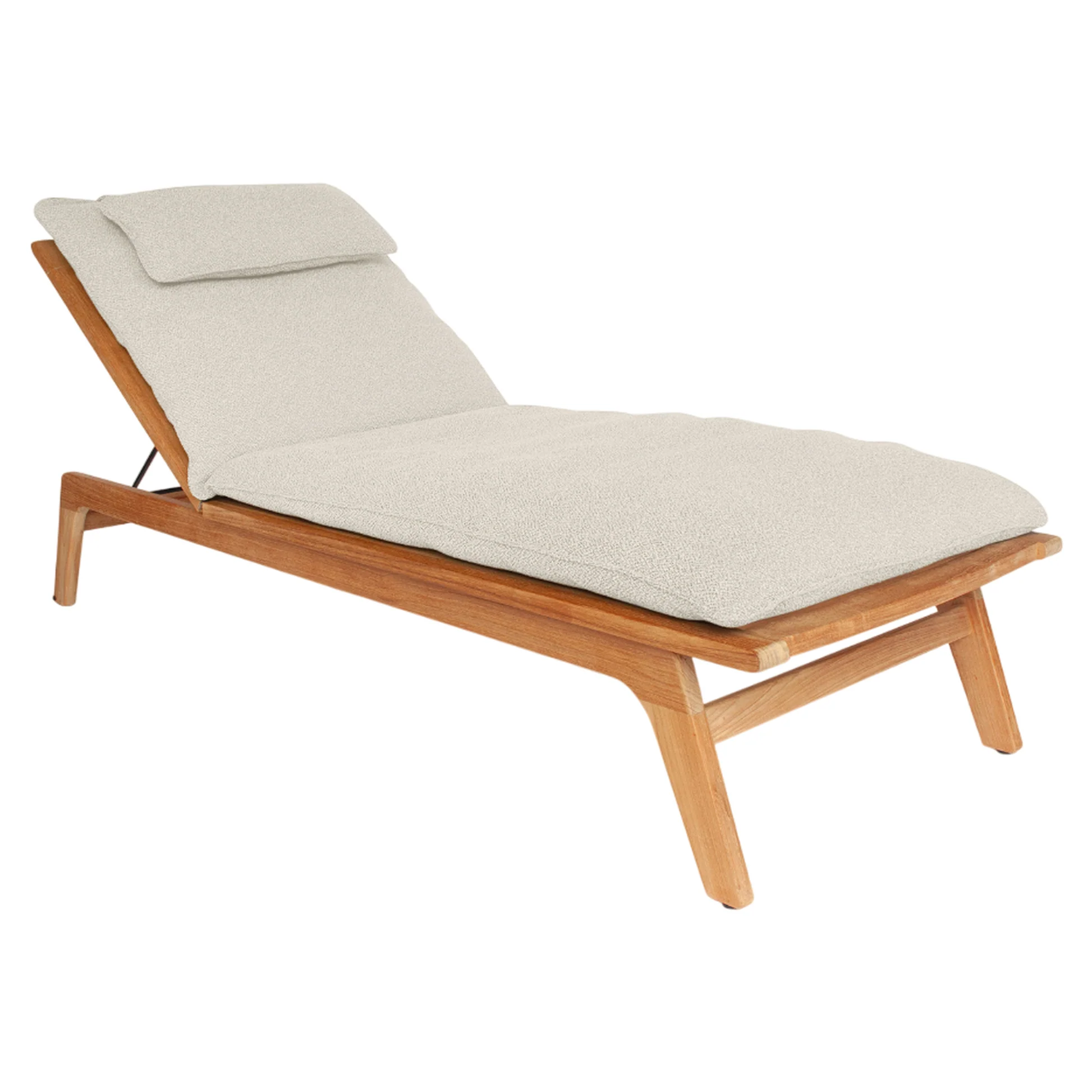 Forte Sun Lounger - Teak - Image 5
