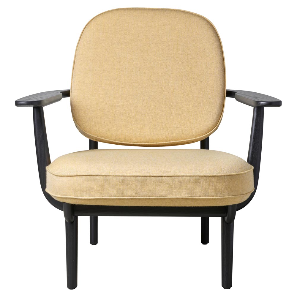 Fred Lounge Chair - Black Colored Ash