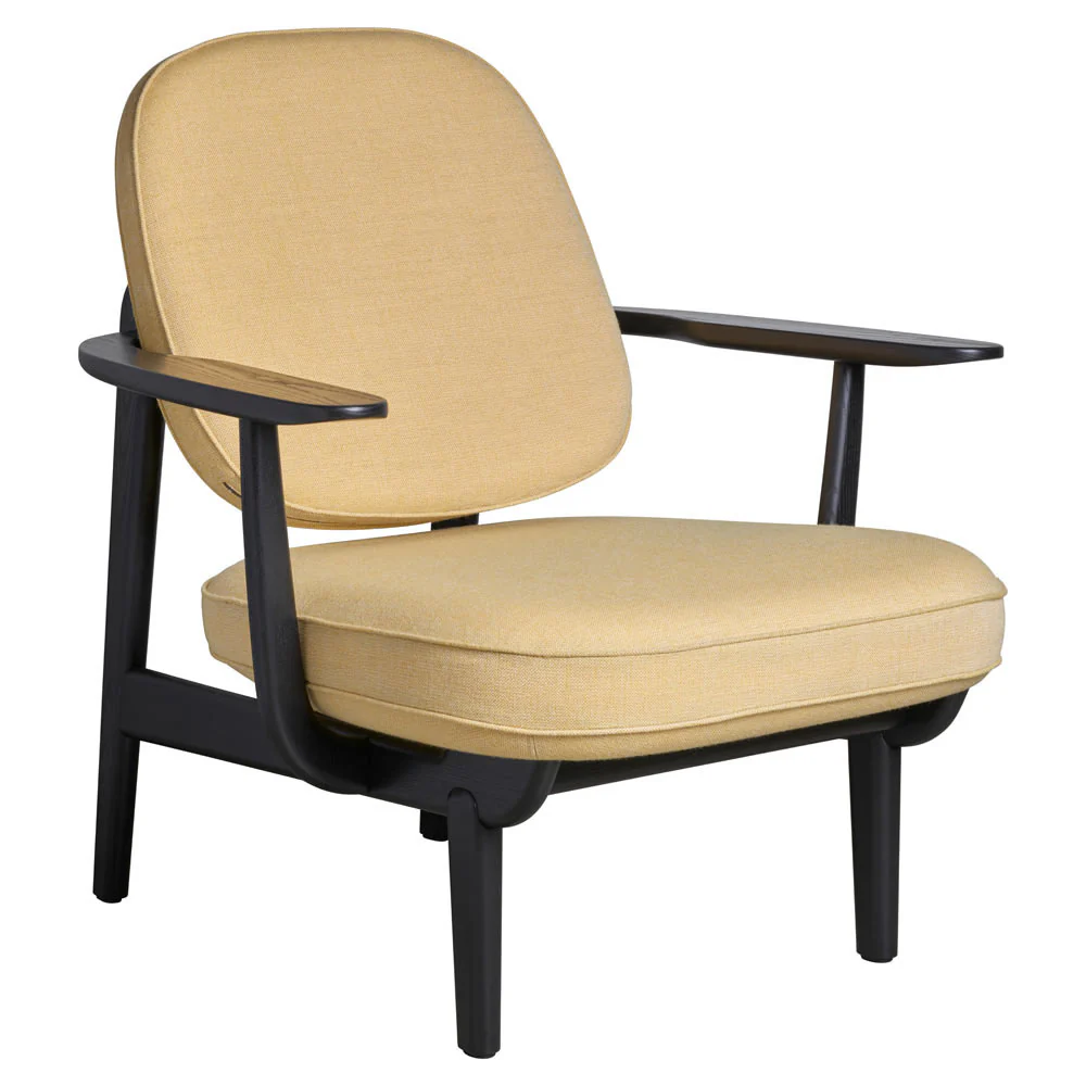 Fred Lounge Chair - Black Colored Ash - Image 2