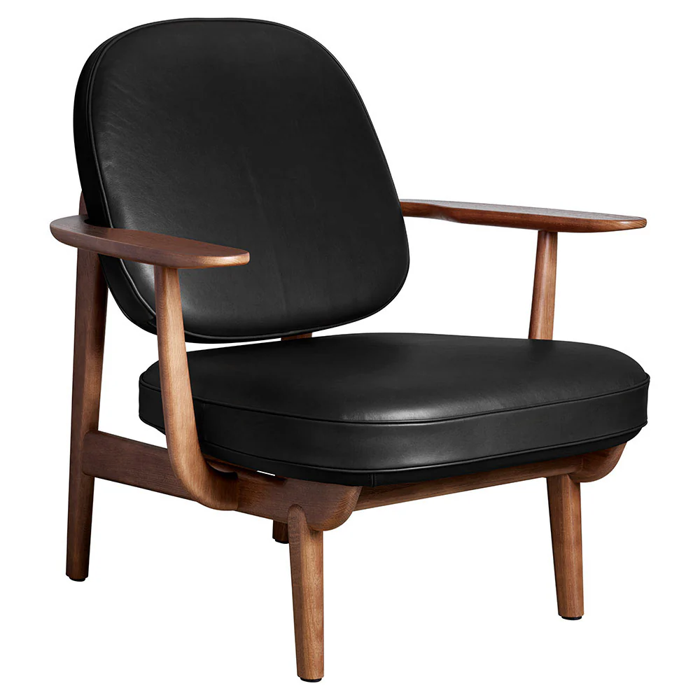Fred Lounge Chair - Walnut Stained Oak - Image 2