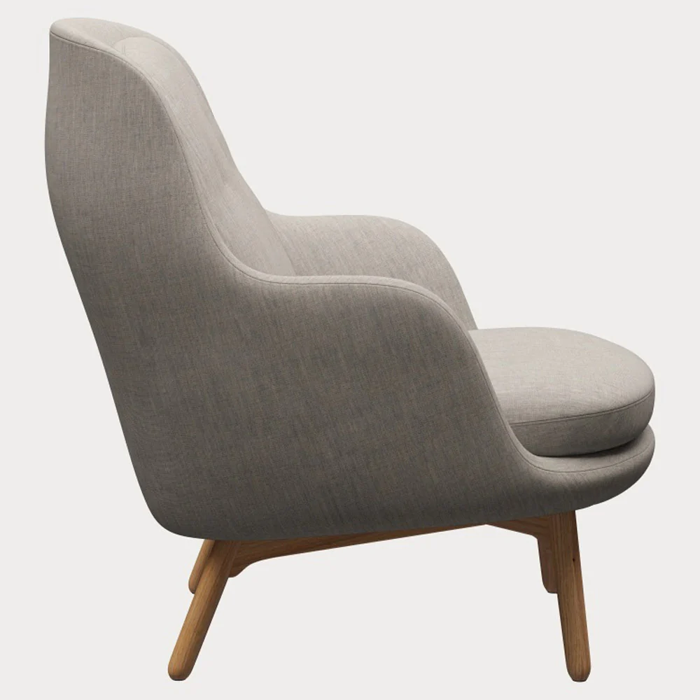 Fri Lounge Chair - Solid Oak Legs - Image 3