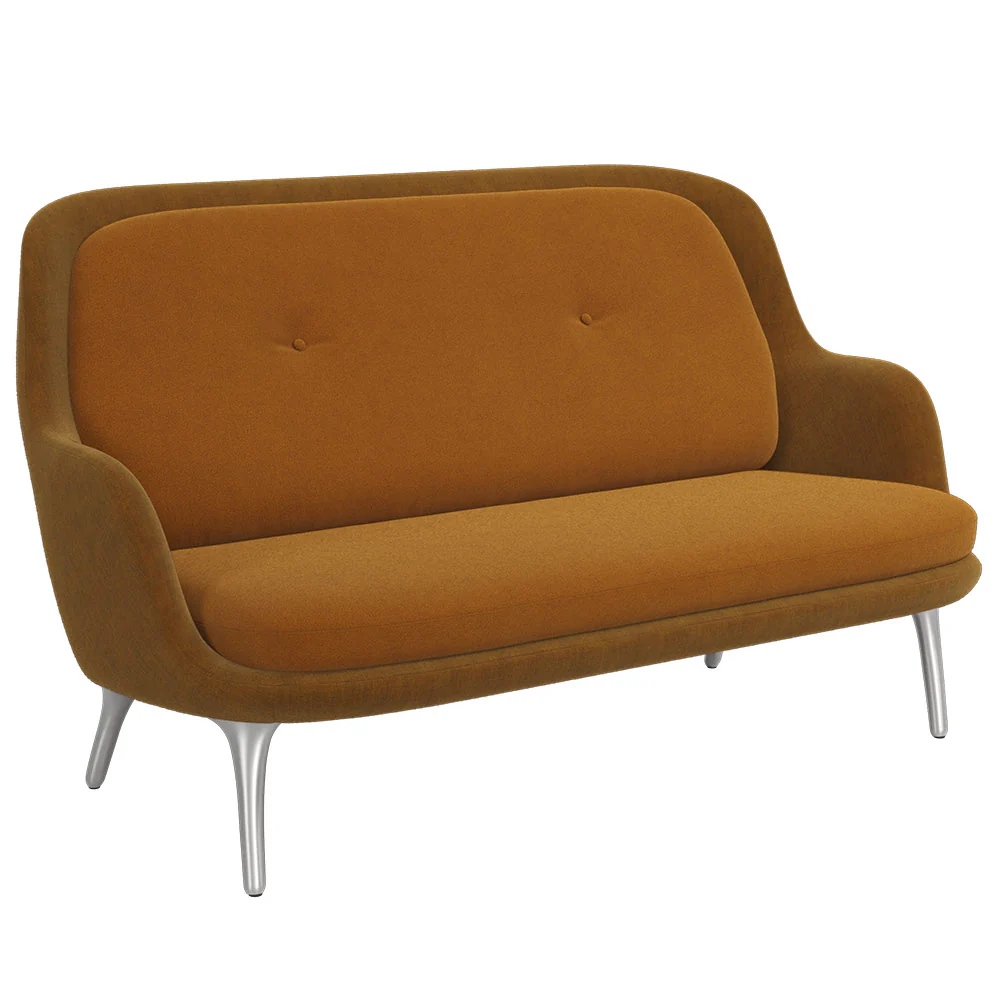 Fri Sofa - Brushed Aluminum Legs - Image 2