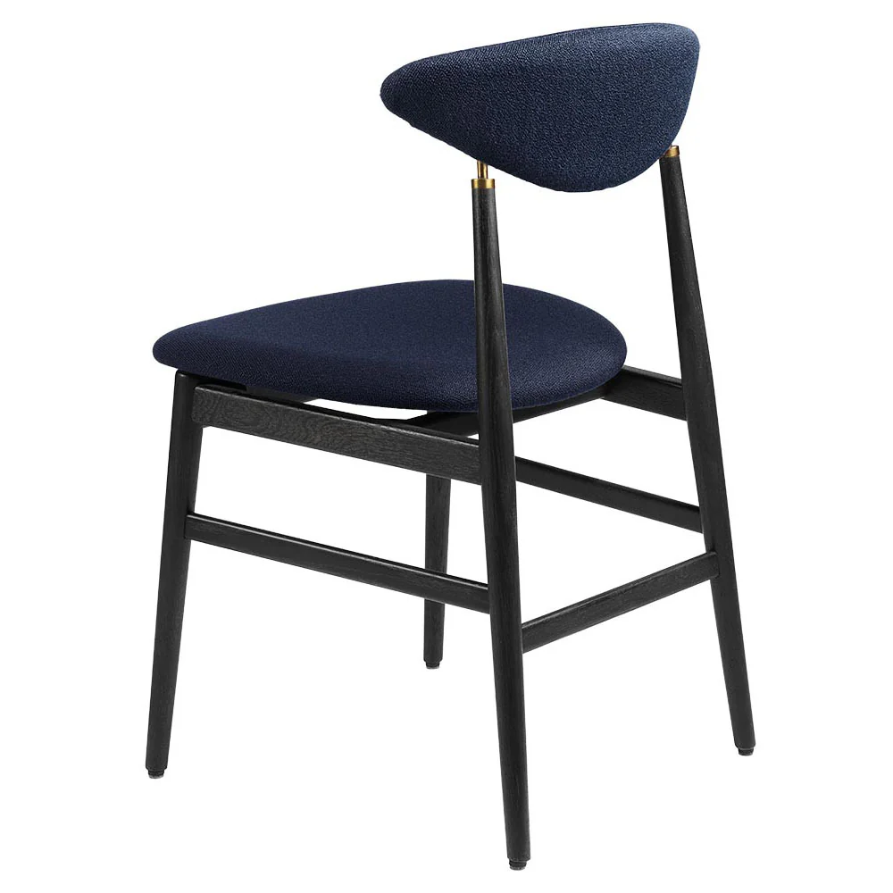 Gent Fully Upholstered Dining Chair - Wood Base - Image 4