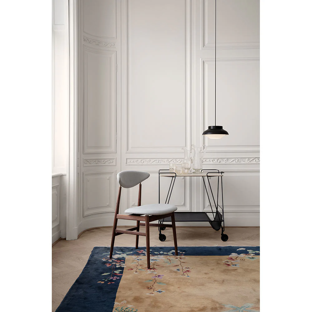 Gent Fully Upholstered Dining Chair - Wood Base - Image 6
