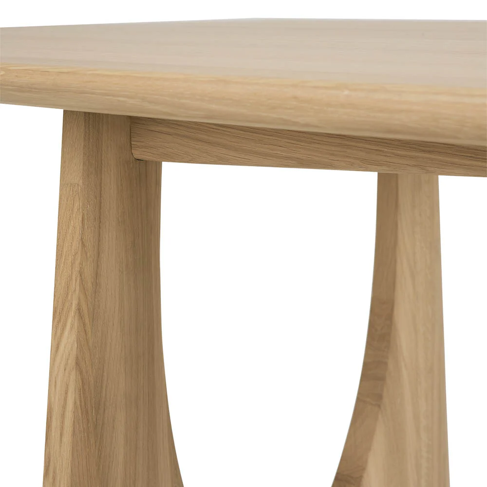 Geometric Dining Table - Oak - Image 5