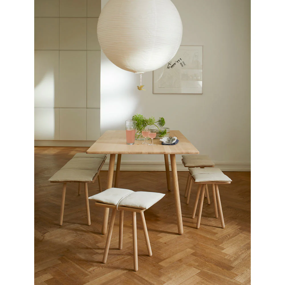 Georg Bench - Black Colored Oak, Light Gray - Image 6