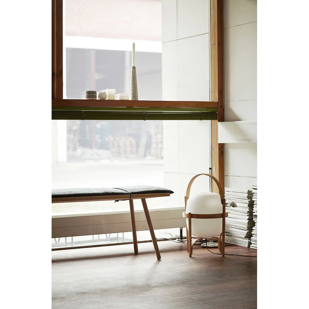 Georg Bench - Oak, Dark Gray - Image 3