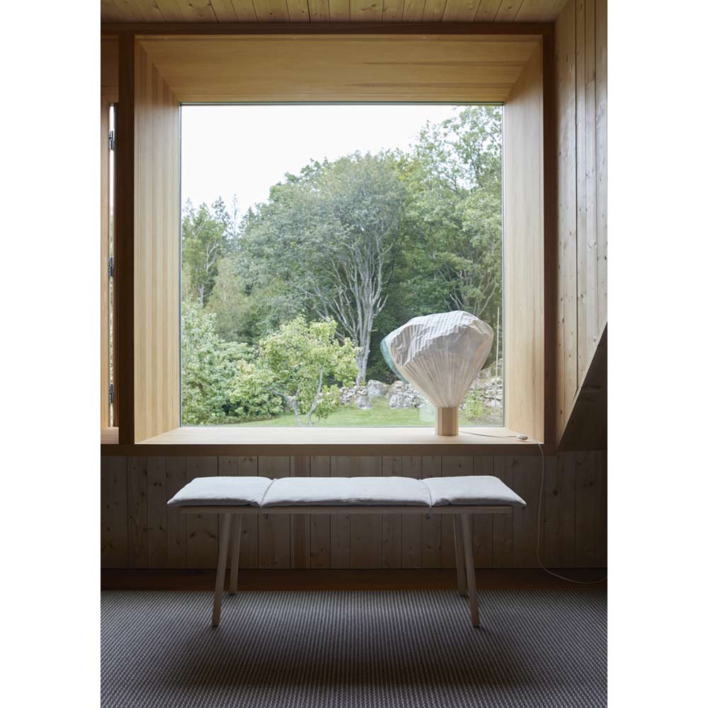 Georg Bench - Oak, Linen - Image 3
