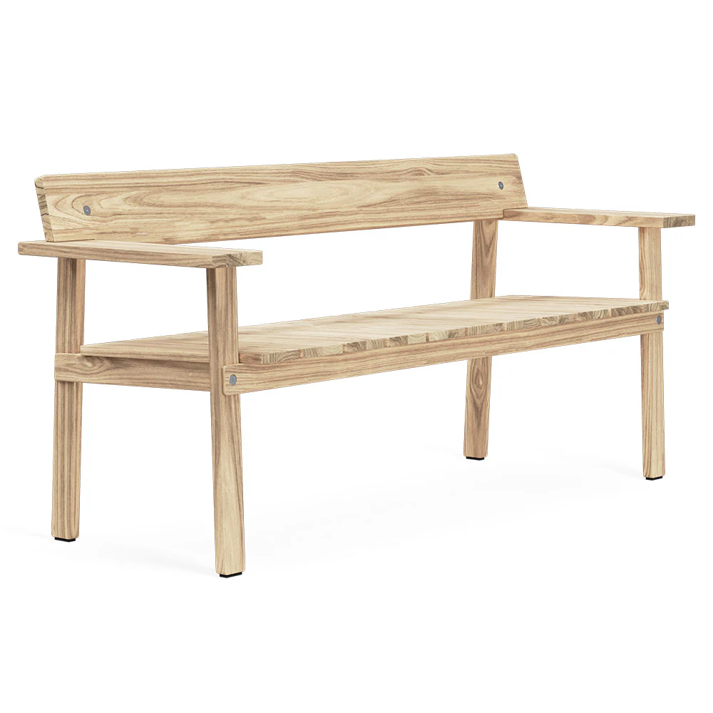 GL101 Timbur Outdoor Bench - Image 2