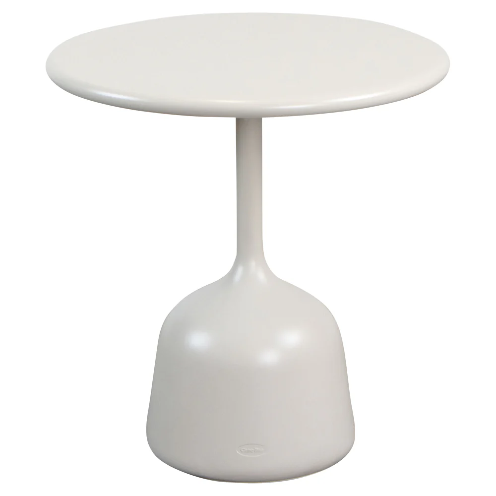 Glaze Small Coffee Table - Sand Aluminum Top, Sand Aluminum Base