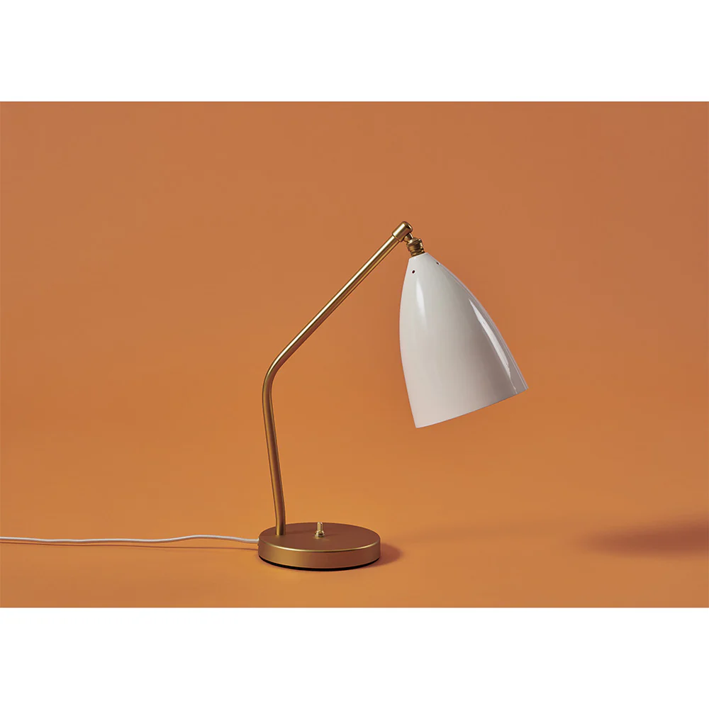 Grashoppa Table Lamp - Alabaster White Glossy - Image 4