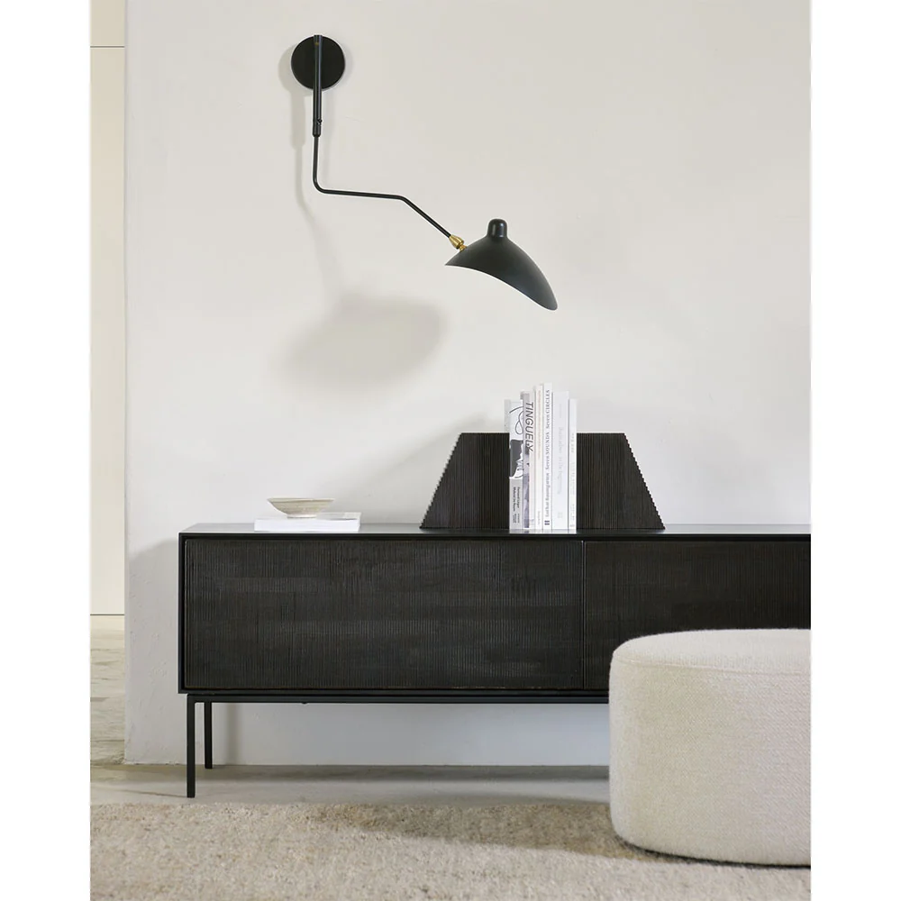 Grooves Book Ends - Dark Brown Mahogany - Image 8