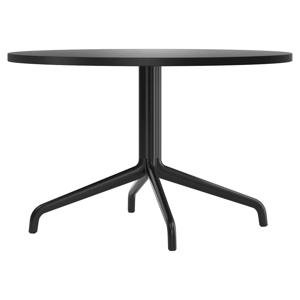 Harbour Column Lounge Table - Charcoal Linoleum