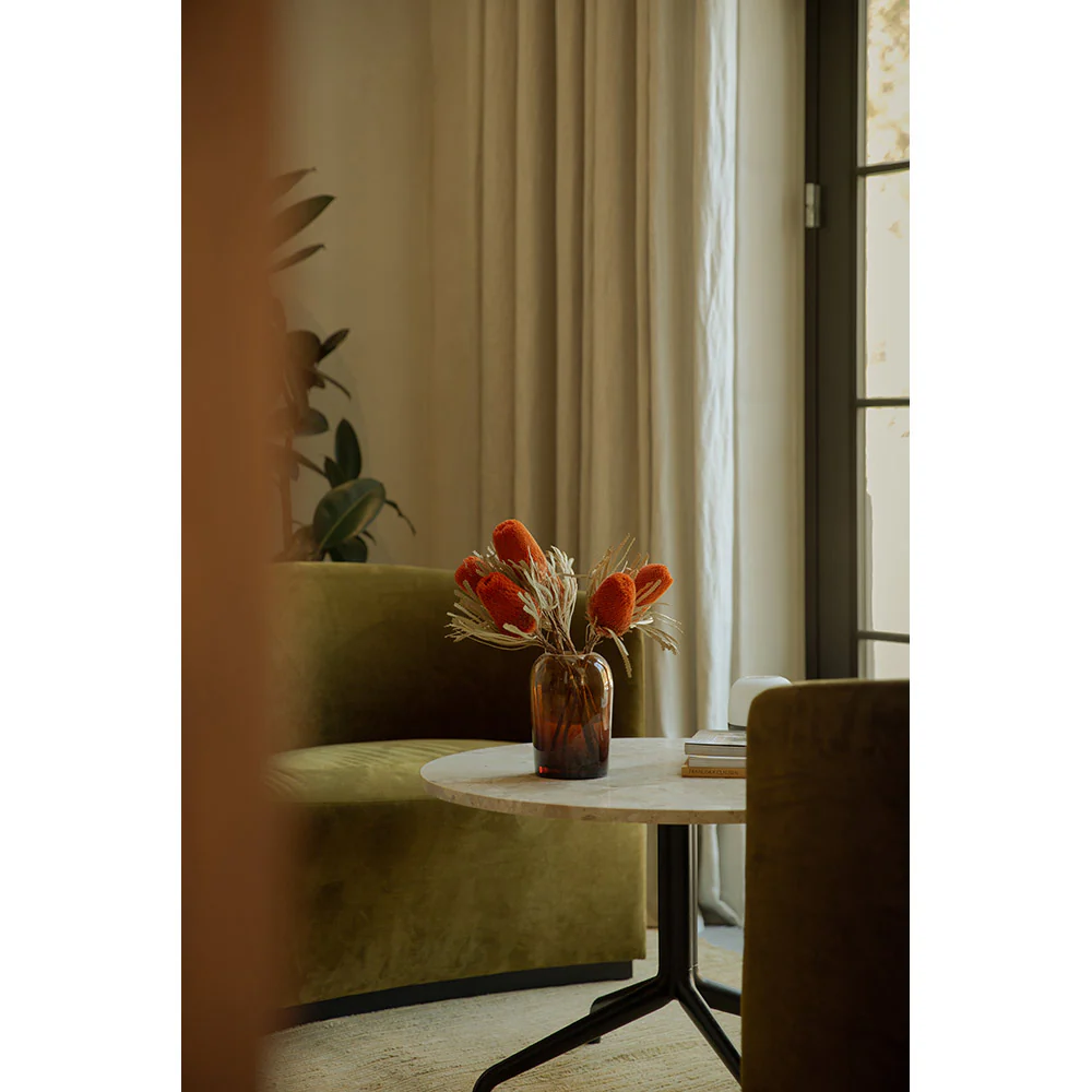 Harbour Column Lounge Table - Charcoal Linoleum - Image 3