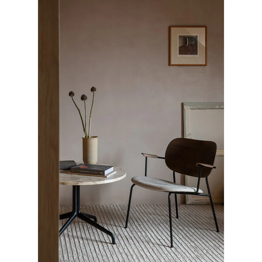 Harbour Column Lounge Table - Charcoal Linoleum - Image 6