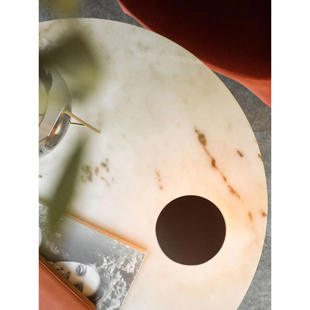 Harbour Column Lounge Table - Estremoz Marble - Image 4