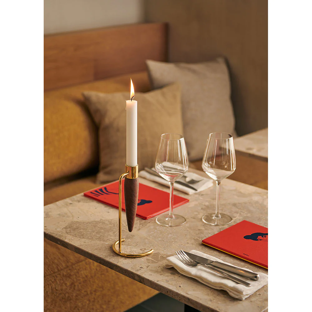 Harbour Column Rectangular Dining Table - Estremoz Marble, Round Base - Image 4