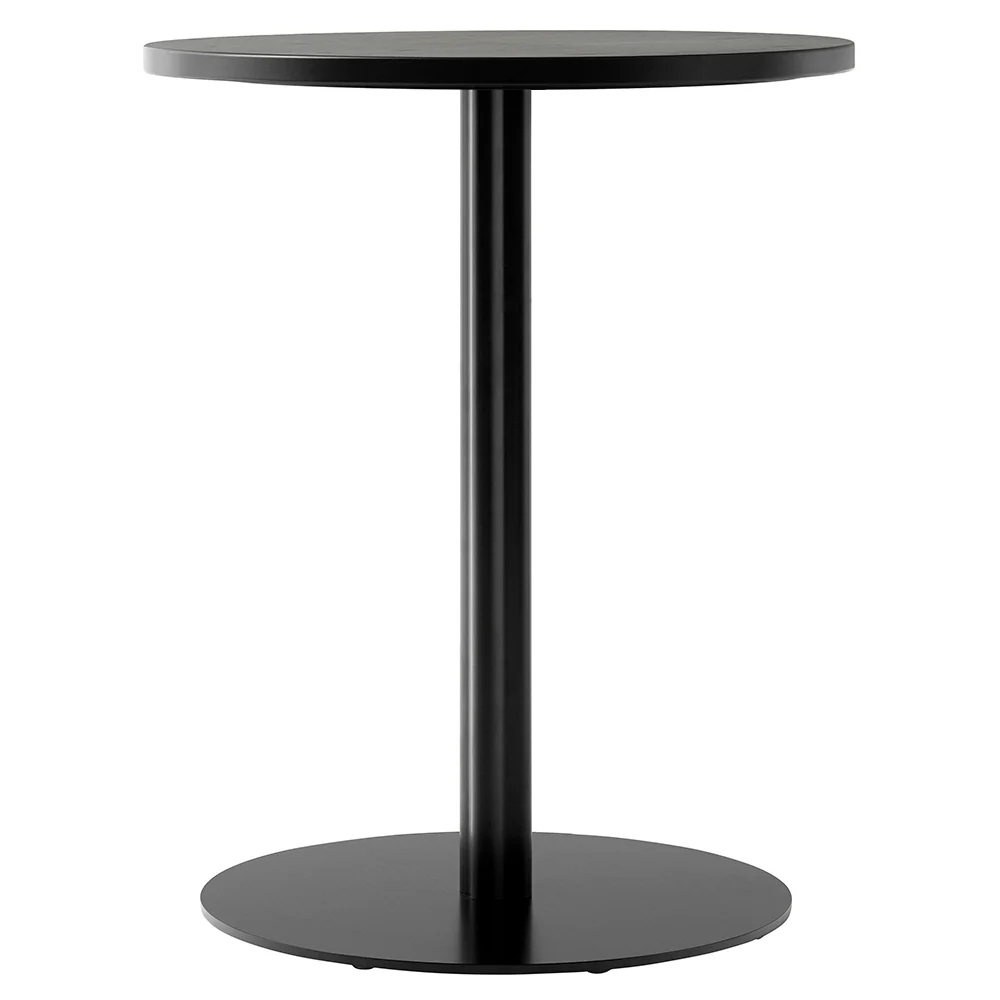 Harbour Column Round Dining Table - Black Oak, Round Base - Image 2