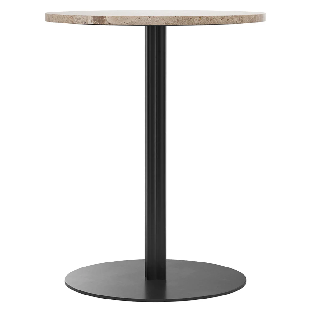 Harbour Column Round Dining Table - Kunis Breccia Stone, Round Base - Image 2