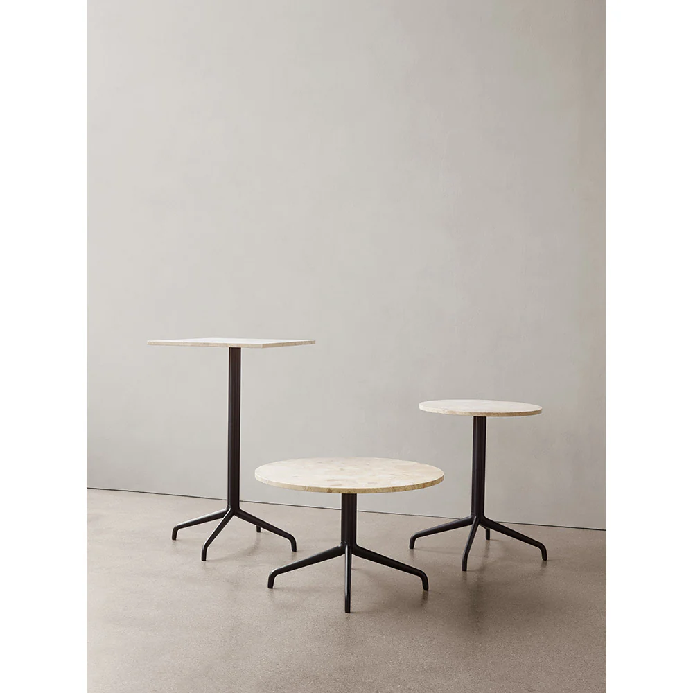 Harbour Column Round Dining Table - Kunis Breccia Stone, Star Base - Image 10