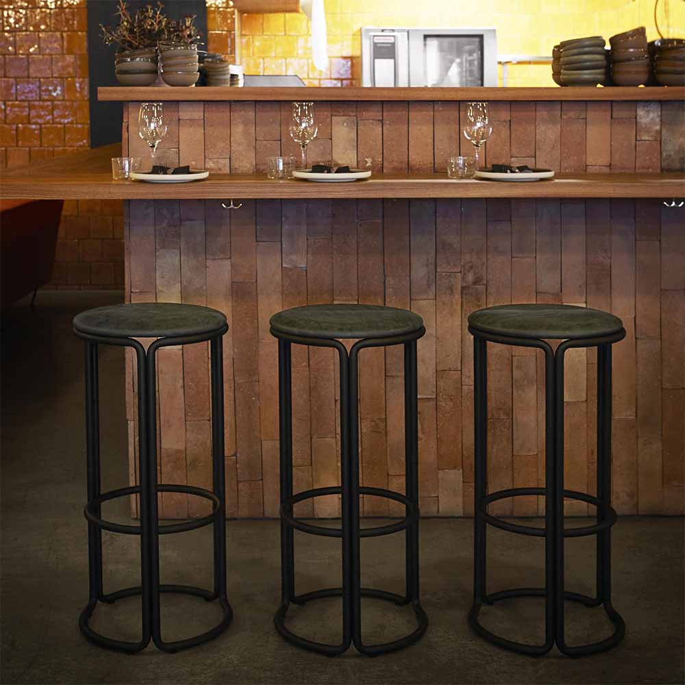 Hardie Upholstered Bar Stool - Image 5