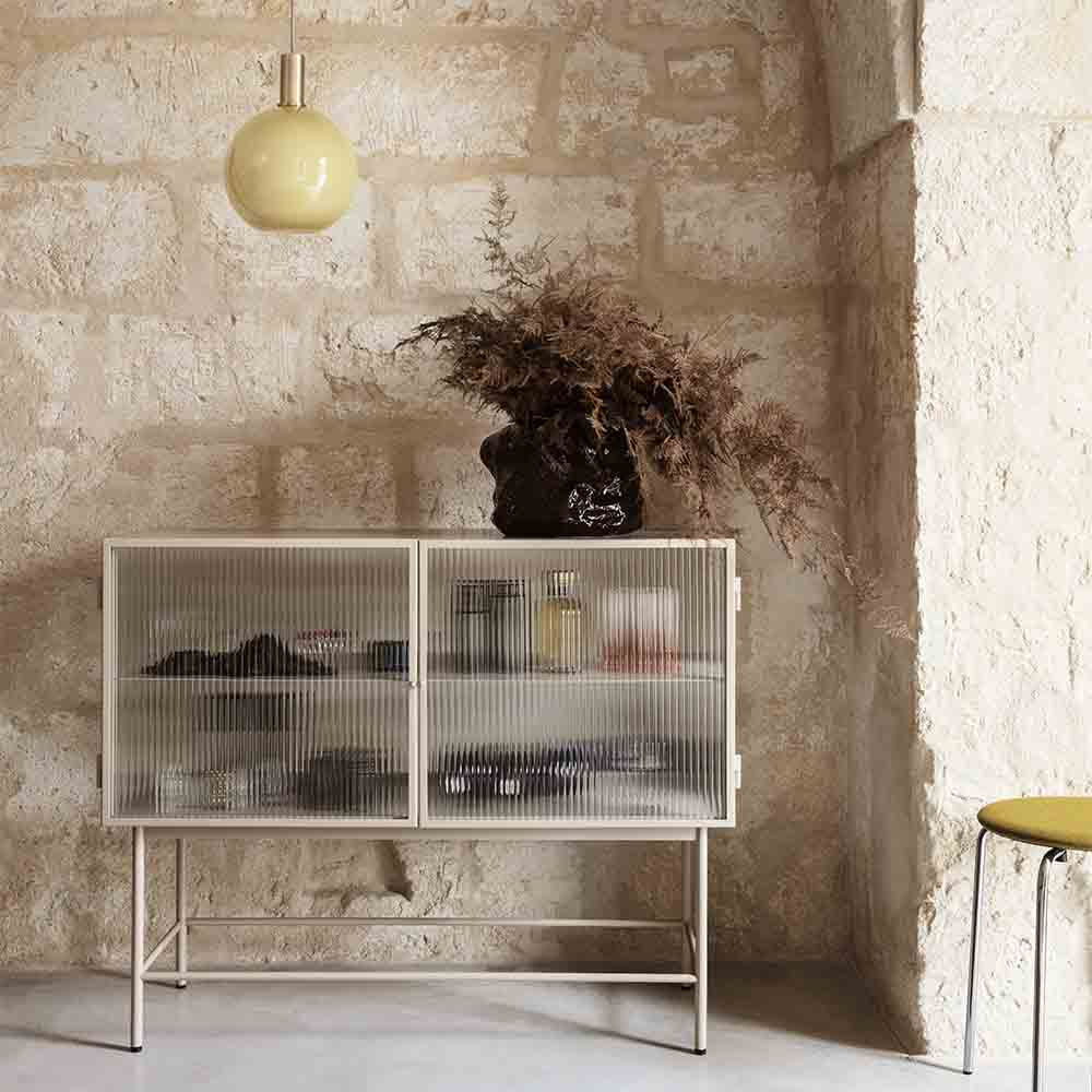 Haze Sideboard - Reeded Glass, Cashmere - Image 3