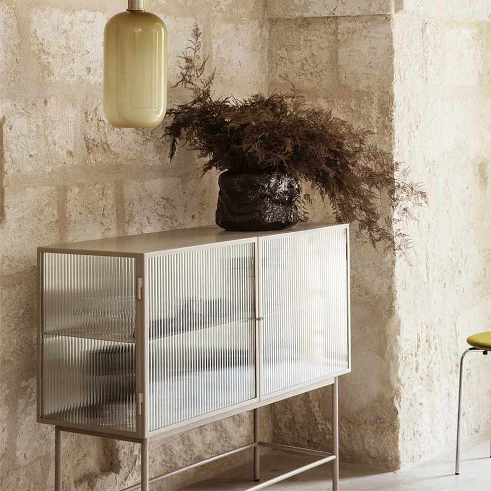 Haze Sideboard - Reeded Glass, Cashmere - Image 4
