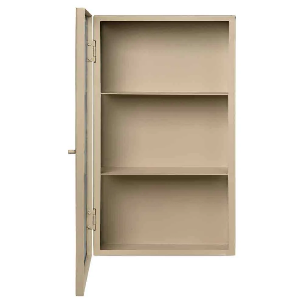 Haze Wall Cabinet - Reeded Glass, Cashmere - Image 3