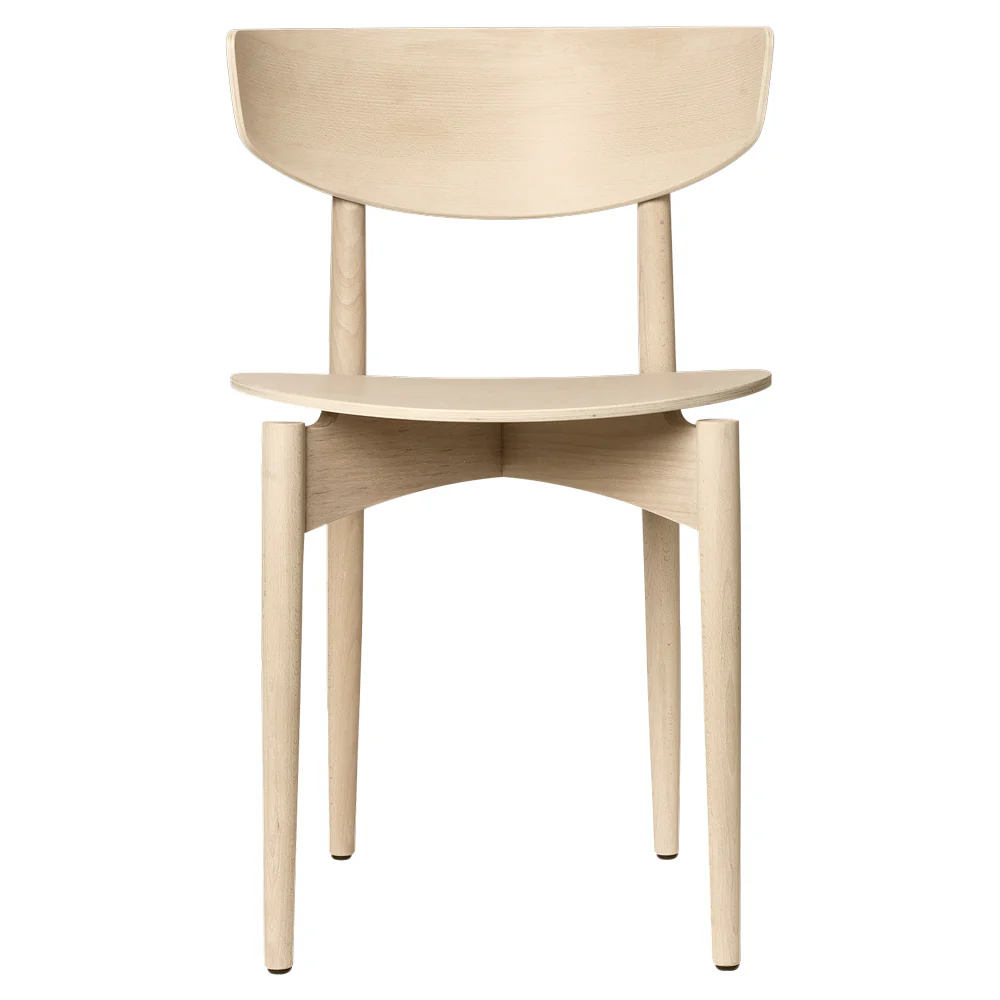 Herman Dining Chair - Wood Frame, White Oiled Beech