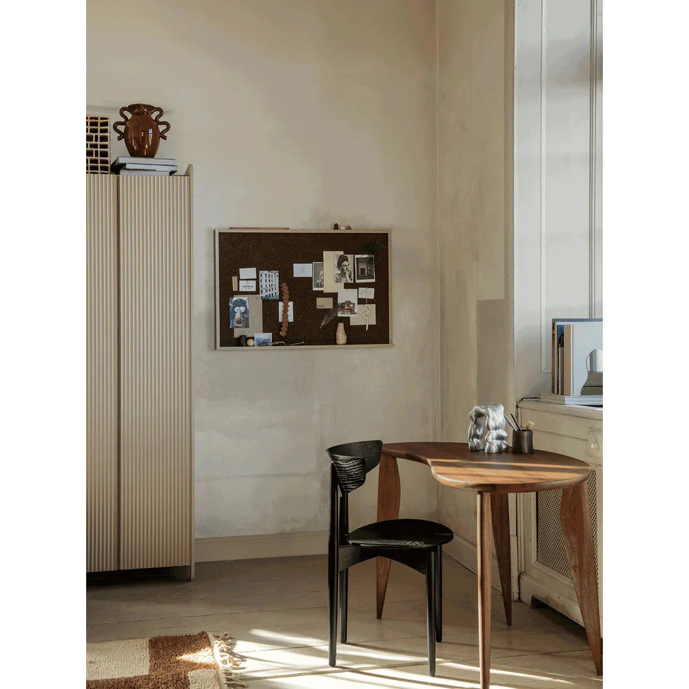 Herman Dining Chair - Wood Frame, Black - Image 4