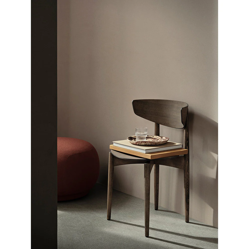 Herman Dining Chair - Wood Frame, Dark Stained Beech - Image 4