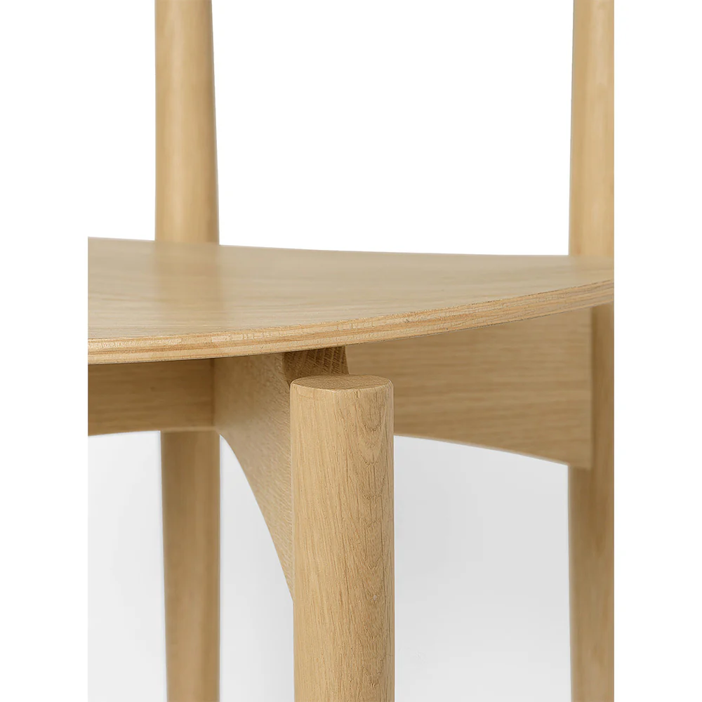Herman Dining Chair - Wood Frame, Natural Oak - Image 3
