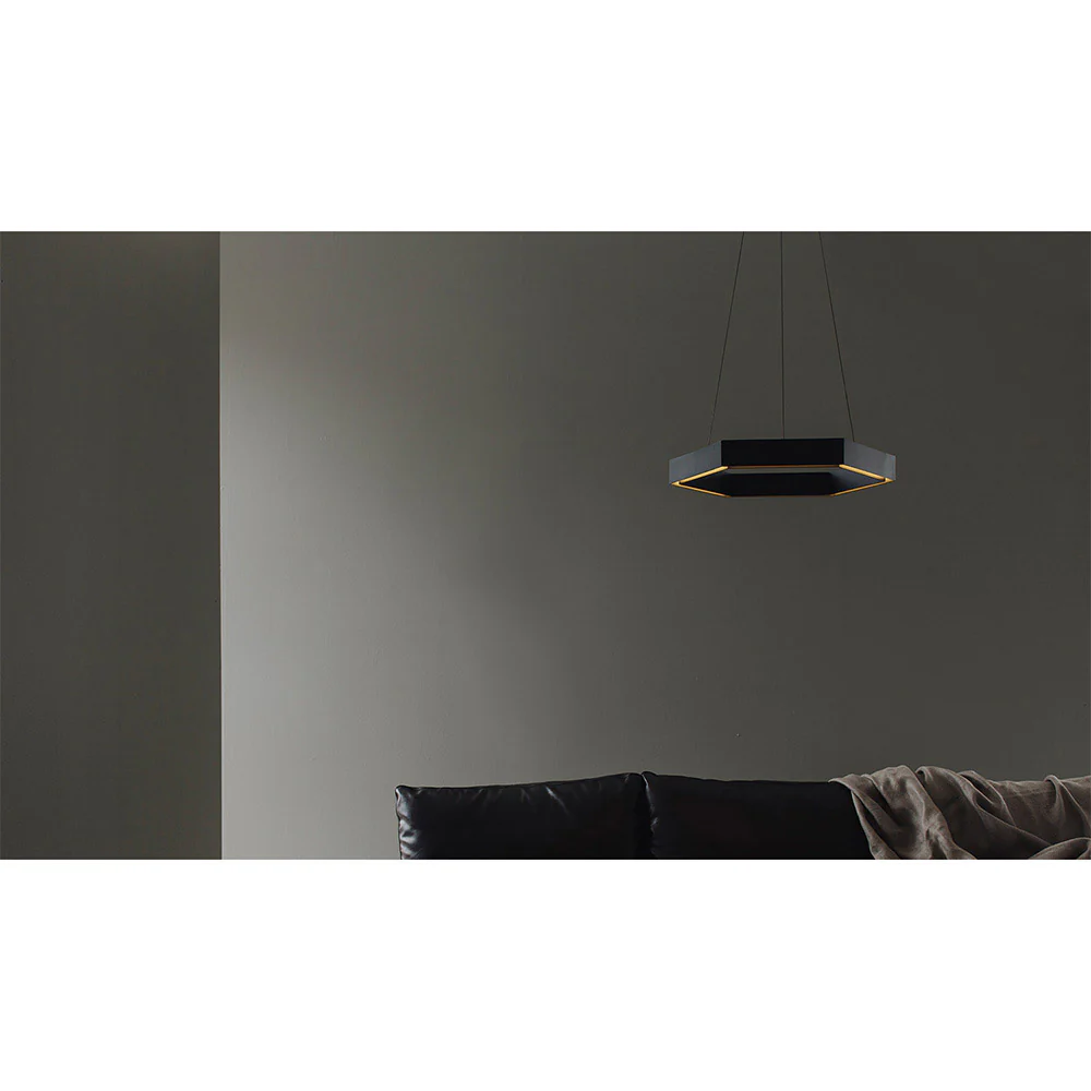 Hex Pendant - Black - Image 5