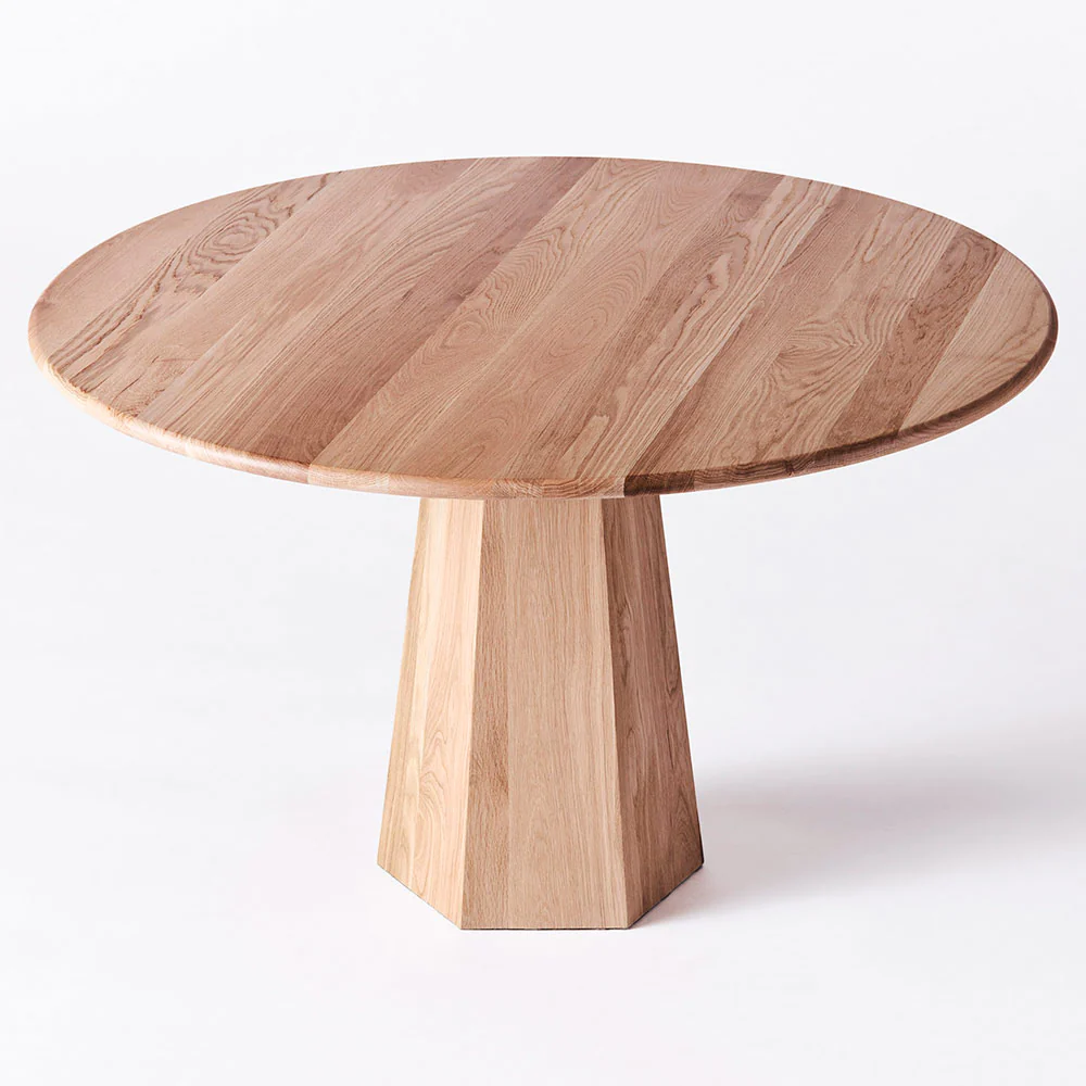 Hexagon Dining Table - Oak - Image 5