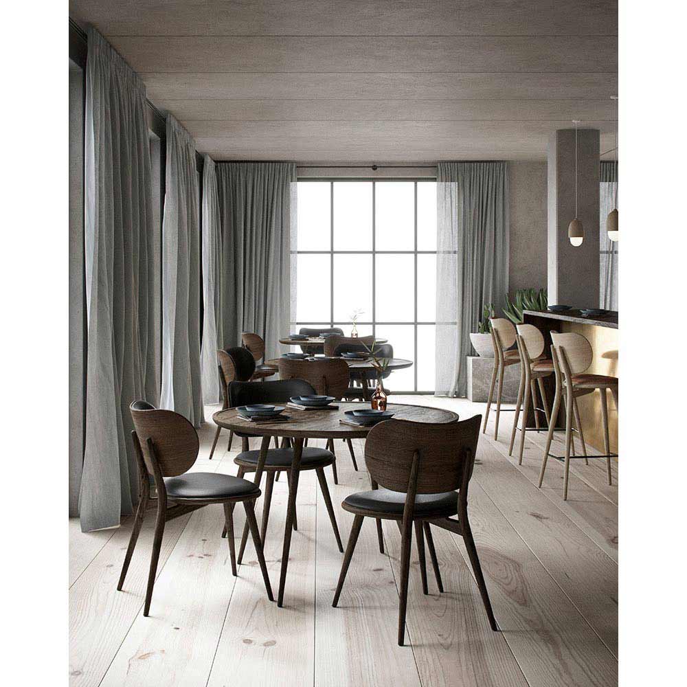High Bar Counter Stool Backrest - Beech, Black Stain Lacquered - Image 6
