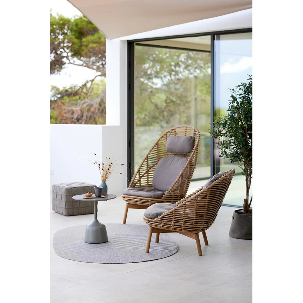 Hive Outdoor Highback Chair - Light Green Cushions - Image 4