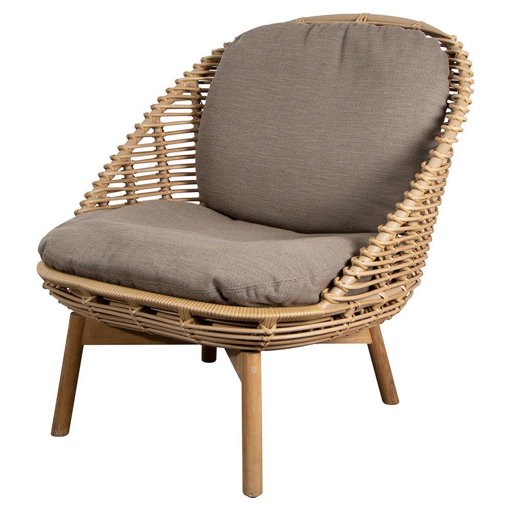 Hive Outdoor Lounge Chair - Taupe Cushions