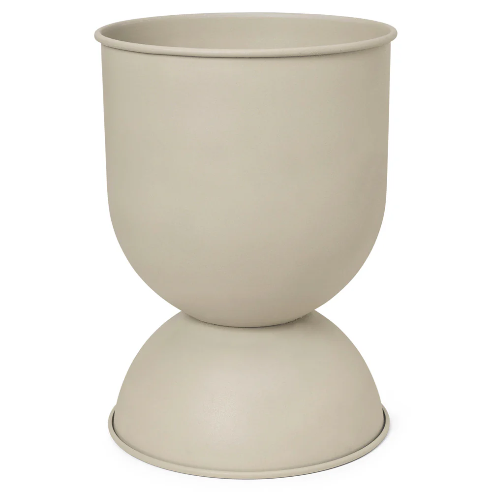 Hourglass Plant Pot - Cashmere
