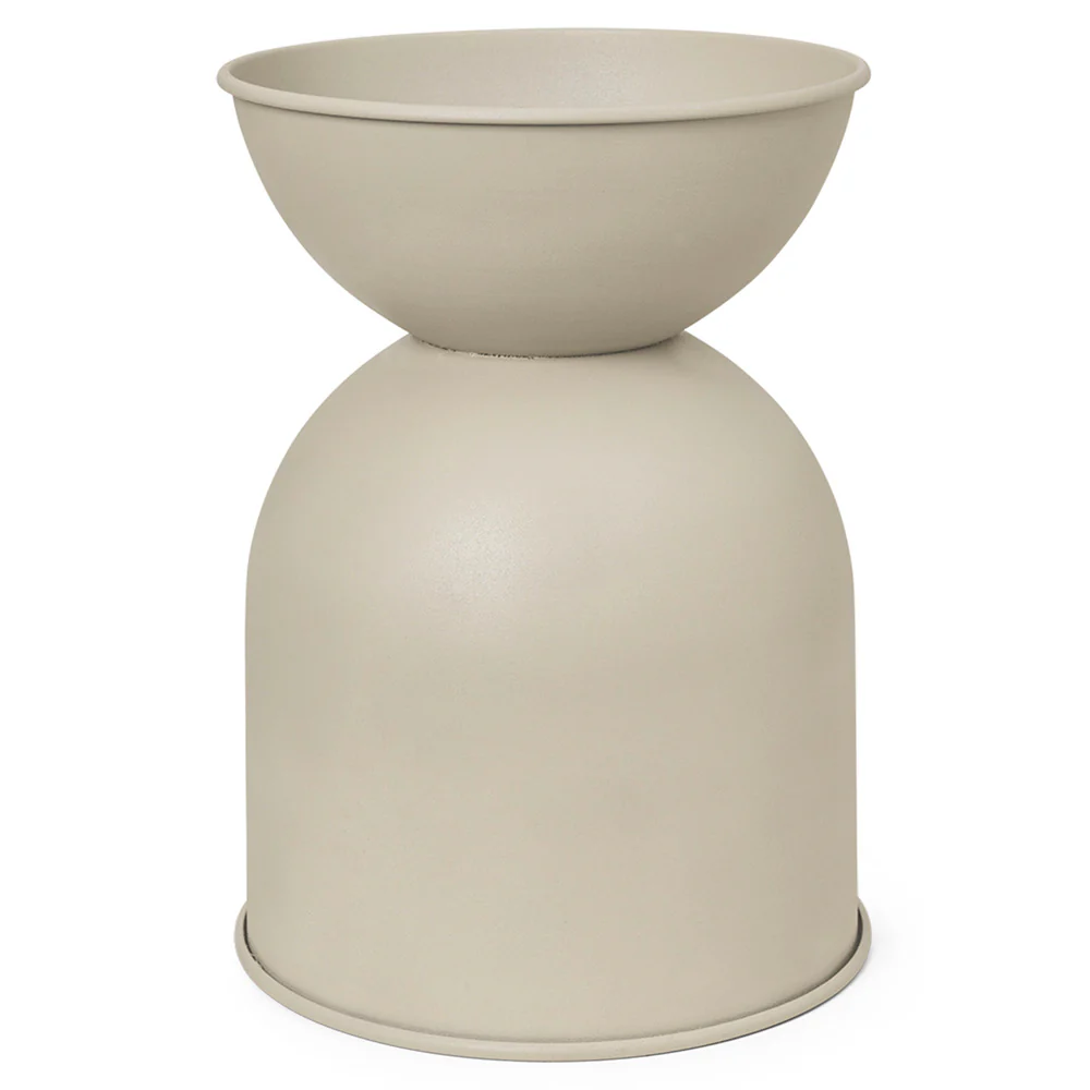 Hourglass Plant Pot - Cashmere - Image 2